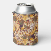 虎の熱帯花柄 缶クーラー (缶裏面)