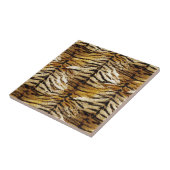 虎の皮スタイリッシュ、虎、ストライプのアニマルプリント、 タイル (側面)