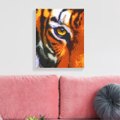 虎の目 キャンバスプリント (インサイチュ (リビング))