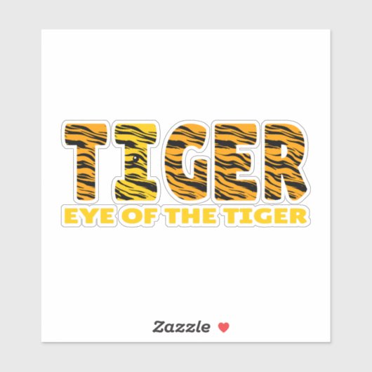 虎の目 シール (シート)