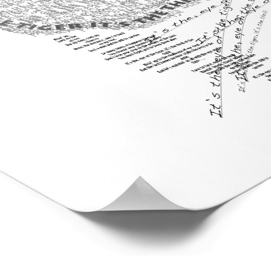 虎の目 ポスター (角)