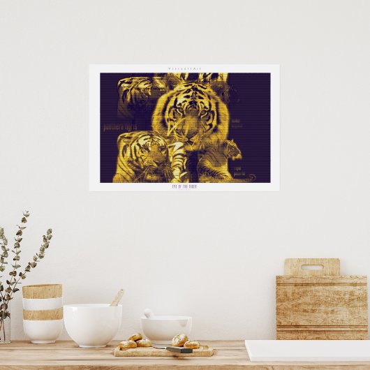 虎の目 ポスター (キッチン)