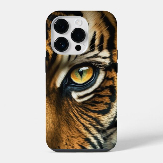 虎の眼 iPhoneケース (裏面)