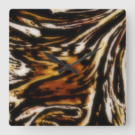 虎の緩い…美しい壁の時計 スクエア壁時計