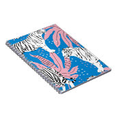 虎の縫い目の無い模様,野生動物の背景,トレン ノートブック (右側)