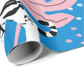 虎の縫い目の無い模様，野生動物の背景，トレン ラッピングペーパー (ロールコーナー)