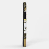 虎の背景に黄色い白い花ケース – Case-Mate iPhoneケース (裏面/右)