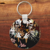 虎の自由 キーホルダー (正面)