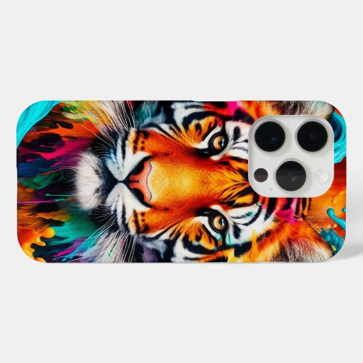 虎の色 Case-Mate iPhoneケース (裏面 (横))