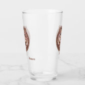 虎の芸術的魅惑と描写 タンブラーグラス (左)