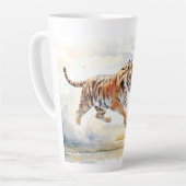 虎の行動 カフェラテマグ (左アングル)