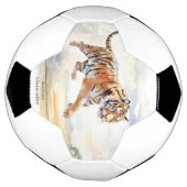 虎の行動 サッカーボール (回転)