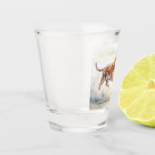 虎の行動 ショットグラス (左)
