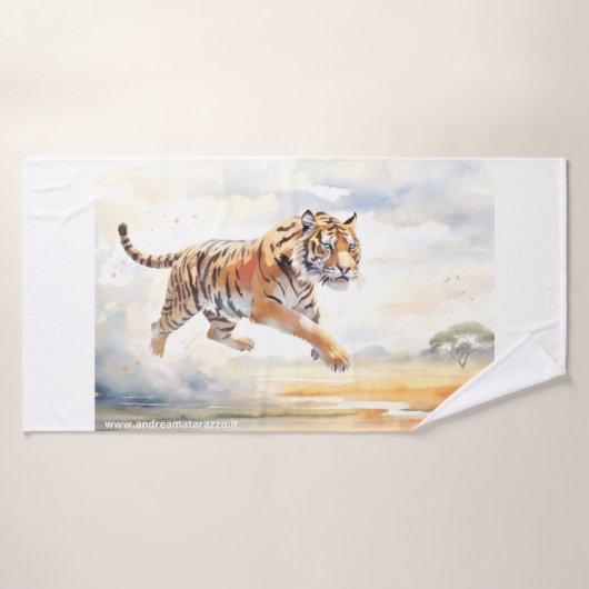 虎の行動 バスタオルセット (バスタオル)