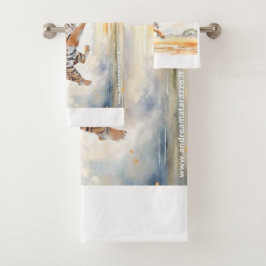 虎の行動 バスタオルセット