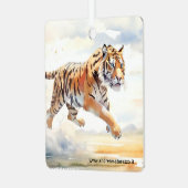 虎の行動 メタルオーナメント (正面左)