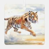 虎の行動 メタルオーナメント (裏面)