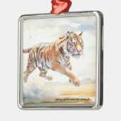 虎の行動 メタルオーナメント (左)