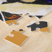 虎の視線を捉える ジグソーパズル (側面)