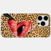 虎の赤いキス Case-Mate iPhoneケース (裏面 (横))