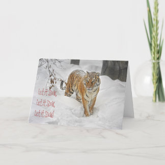 虎の雪道 シーズンカード