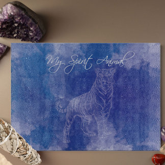 虎の霊動物装飾板 カッティングボード