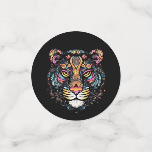 虎の頭 コンフェッティ (スモール正面)