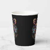 虎の頭 紙コップ (左)