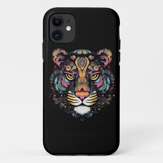 虎の頭 Case-Mate iPhoneケース (裏面)