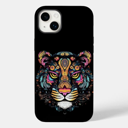 虎の頭 Case-Mate iPhoneケース (裏面)