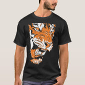 虎の頭 Tシャツ (正面)