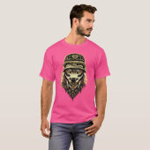 虎の頭 Tシャツ (正面フル)