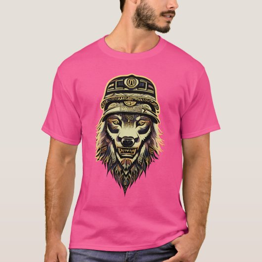 虎の頭 Tシャツ (正面)