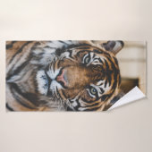 虎の顔 バスタオル (バスタオル)