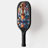 虎の飲料水の反射 ピックルボールラケット (左)