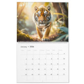 虎の魂 カレンダー (1月 2026)