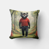 虎は森の中でゴルフをしていた。 クッション (正面)