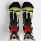 虎は森の中でゴルフをしていた。 ソックス (上部)