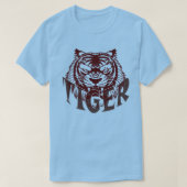 虎は獲物食べを欲す Tシャツ (デザイン正面)