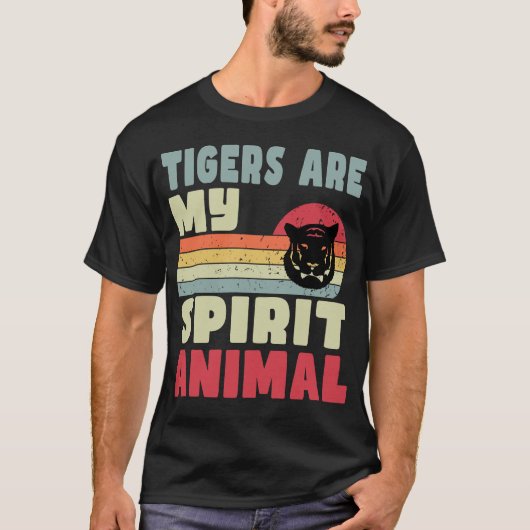 虎は私の霊性の動物Tシャツ Tシャツ (正面)