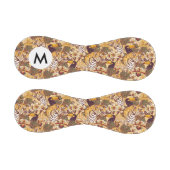 虎を伴う熱帯の花柄 野球ボール (パネル)