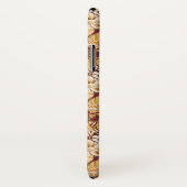 虎を伴う熱帯花柄 Case-Mate iPhoneケース (裏面/右)