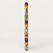 虎を伴う熱帯花柄 Case-Mate iPhoneケース (裏面/左)