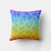 虎カラフル枕、かわいい枕 クッション (裏面)