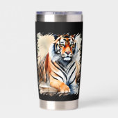 虎クール好き 保温保冷タンブラー (背面)