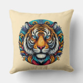 虎サイケデリック王陛下 クッション (裏面)