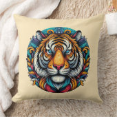 虎サイケデリック王陛下 クッション (ブランケット)