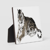 虎リラックス斑 フォトプラーク (正面)