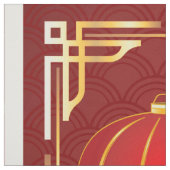 虎中国のとの新年デザイン ファブリック (見本)