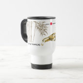 虎中国のの年 |カスタム年名 トラベルマグ (正面左)